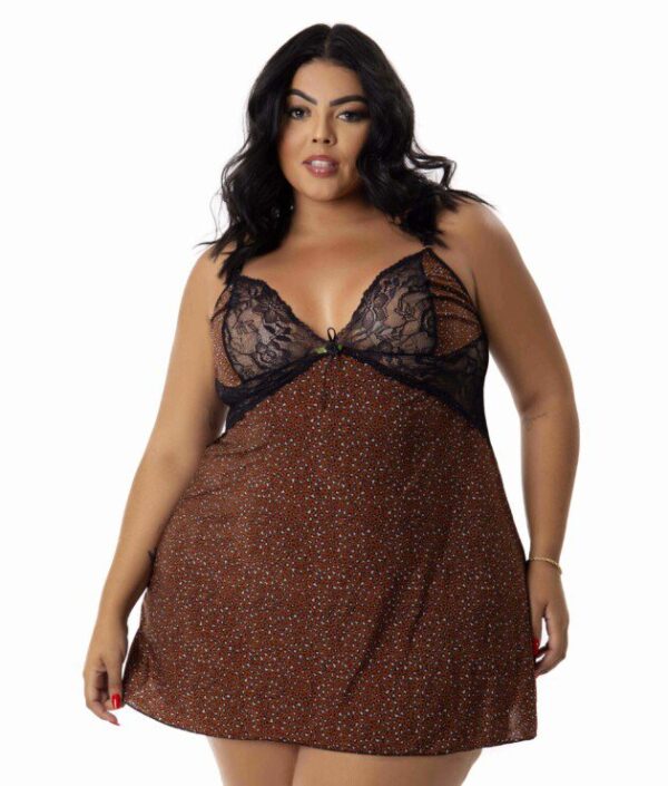 Camisola plus size de onça