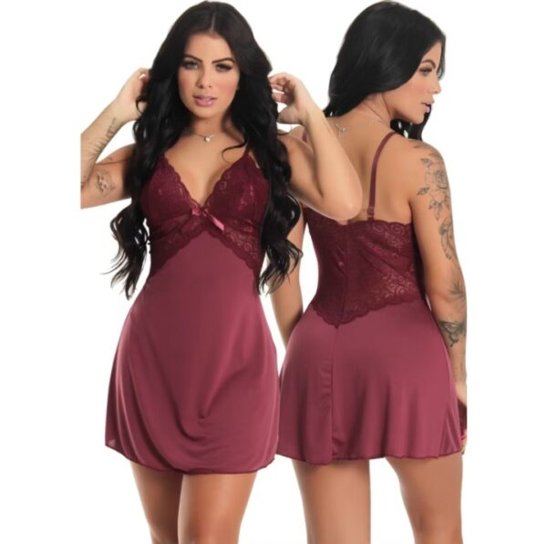Camisola na cor vinho